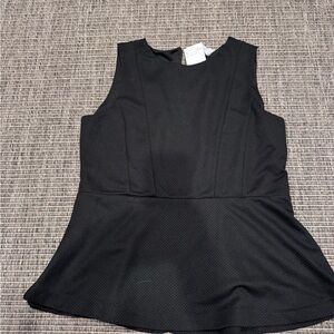 H&M Black Sleeveless Blouse